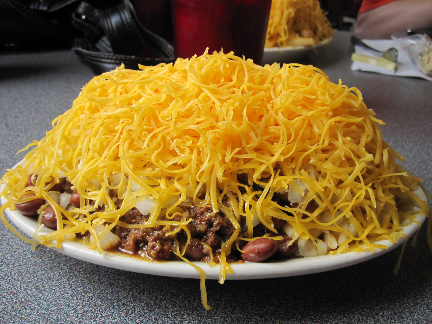 Chili with noodles (Ohio)